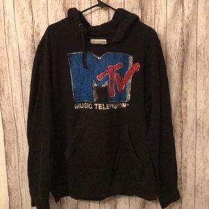 Black MTV Logo Sweatshirt